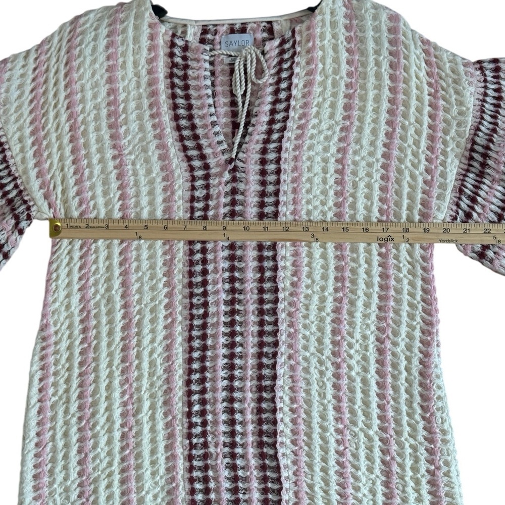 SAYLOR Allirra Open Stitch Knit Mini Dress
Size Medium - Picture 10 of 13